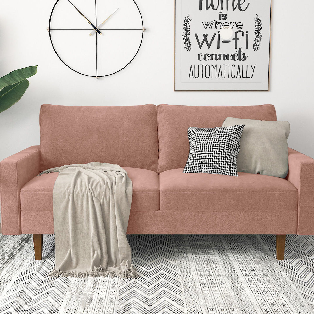 Comfortable Loveseat With Durable Construction