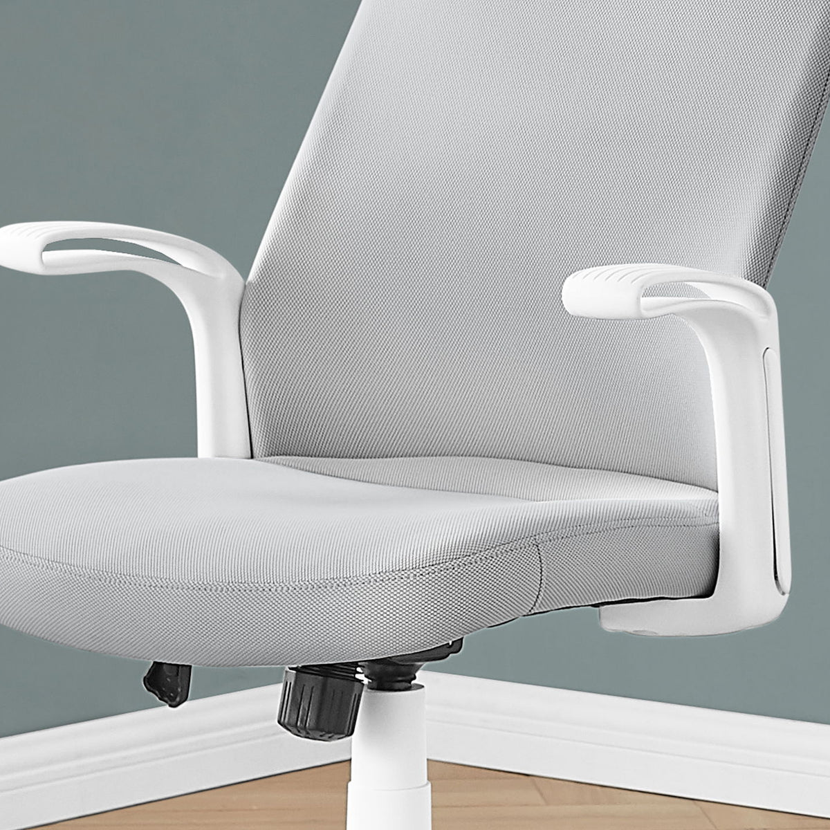 Office Chair, Adjustable Height, Swivel, Armrests, Contemporary & Modern
