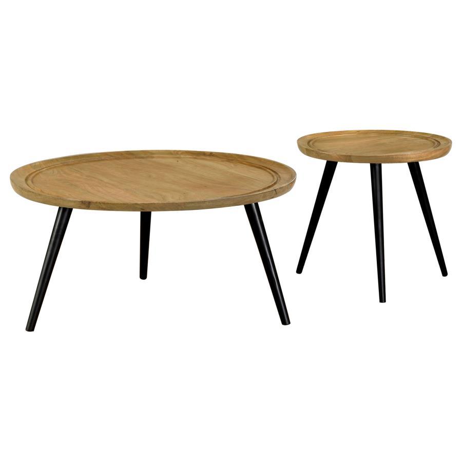Zoe - Mango Wood Coffee Table Set