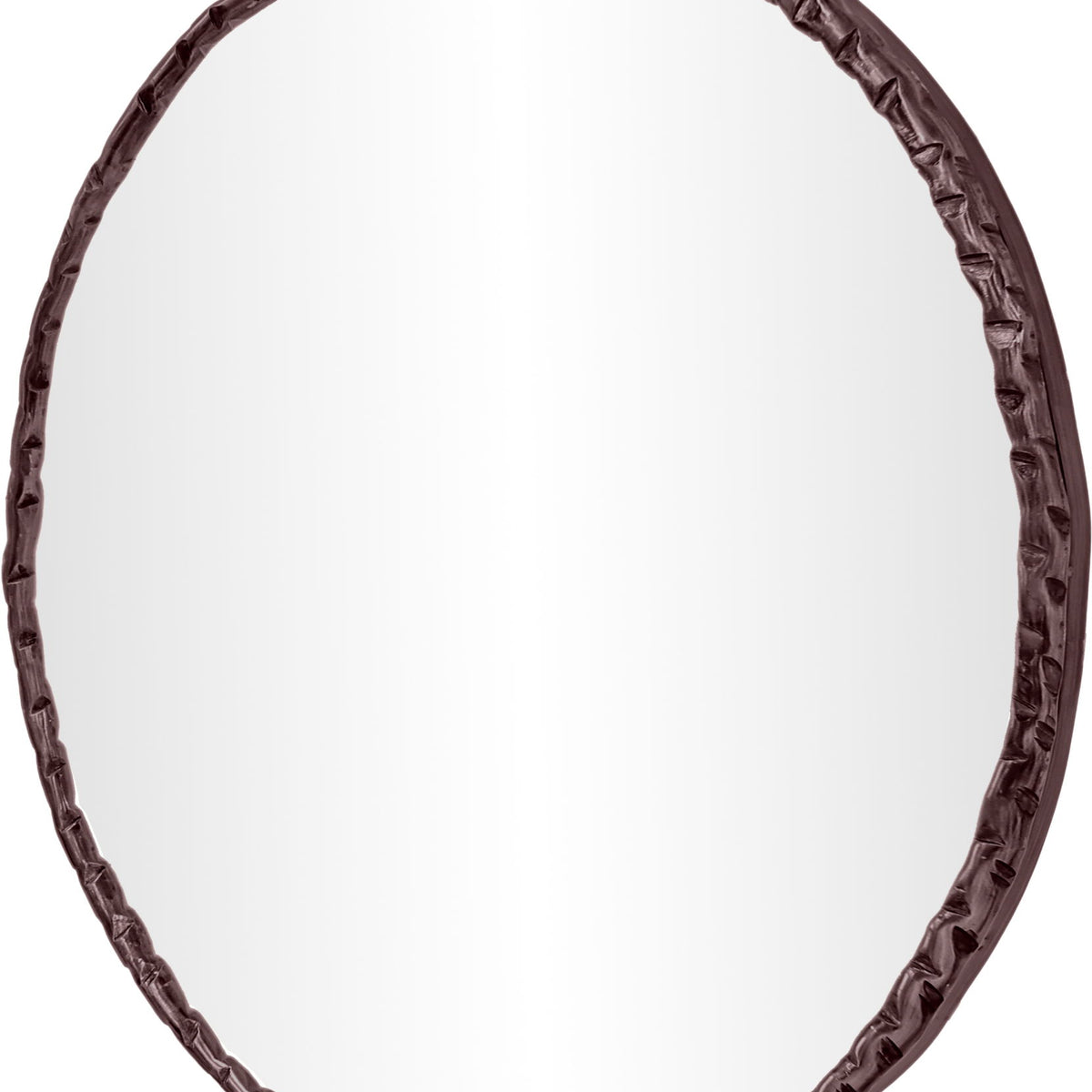 Hammer - Round Iron Mirror