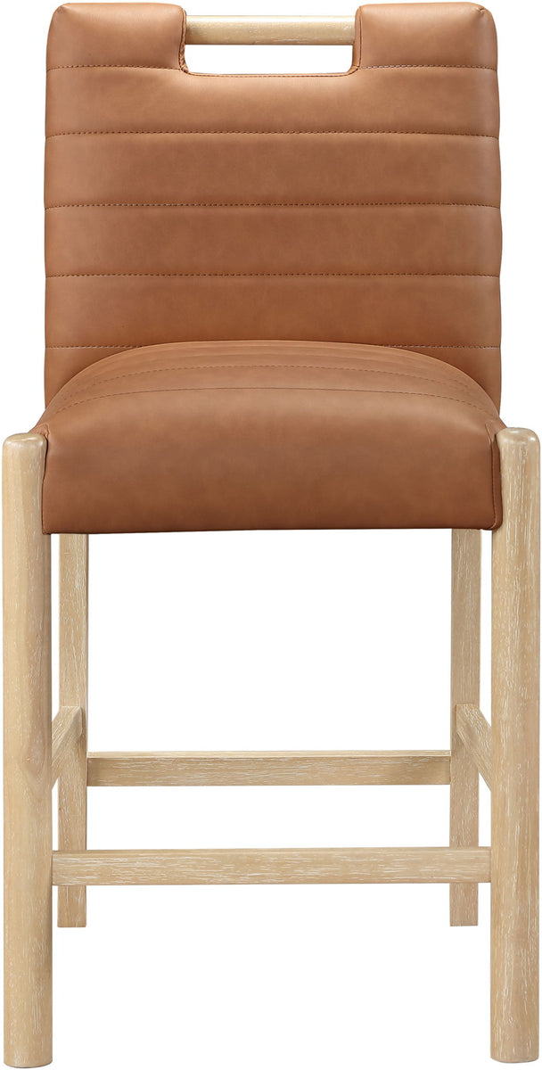 Aimee - Counter Stool - Light Brown Legs