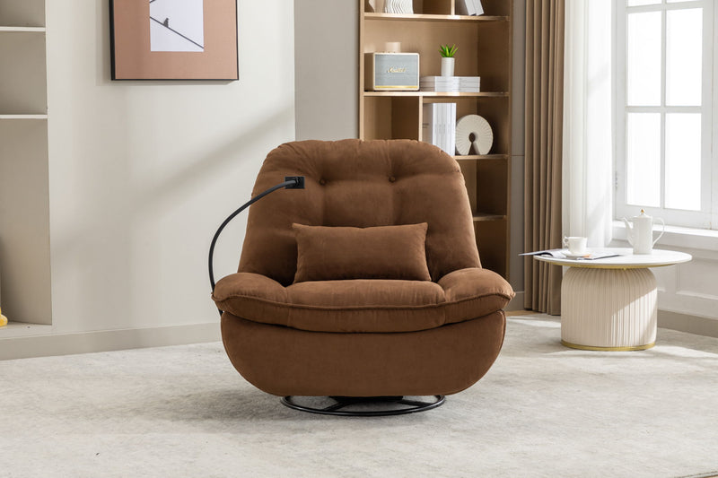 Power Recliner Swivel Glider USB Charger With tooth Music Player, Sleep, Working, Game And Leisure