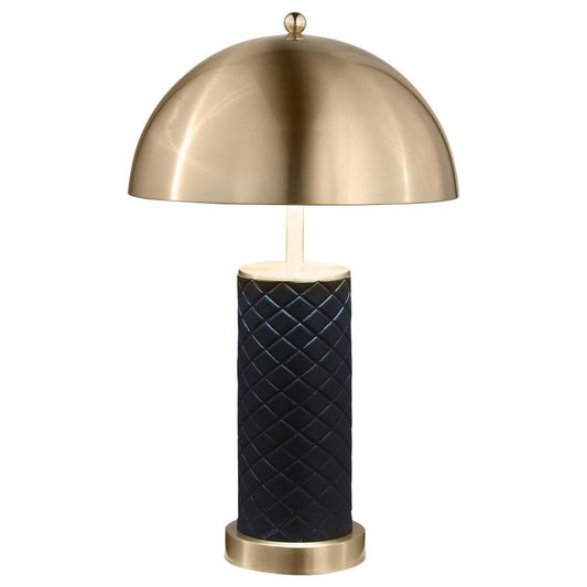 Ferris - Dome Quilted Table Lamp (Set of 2) - Black