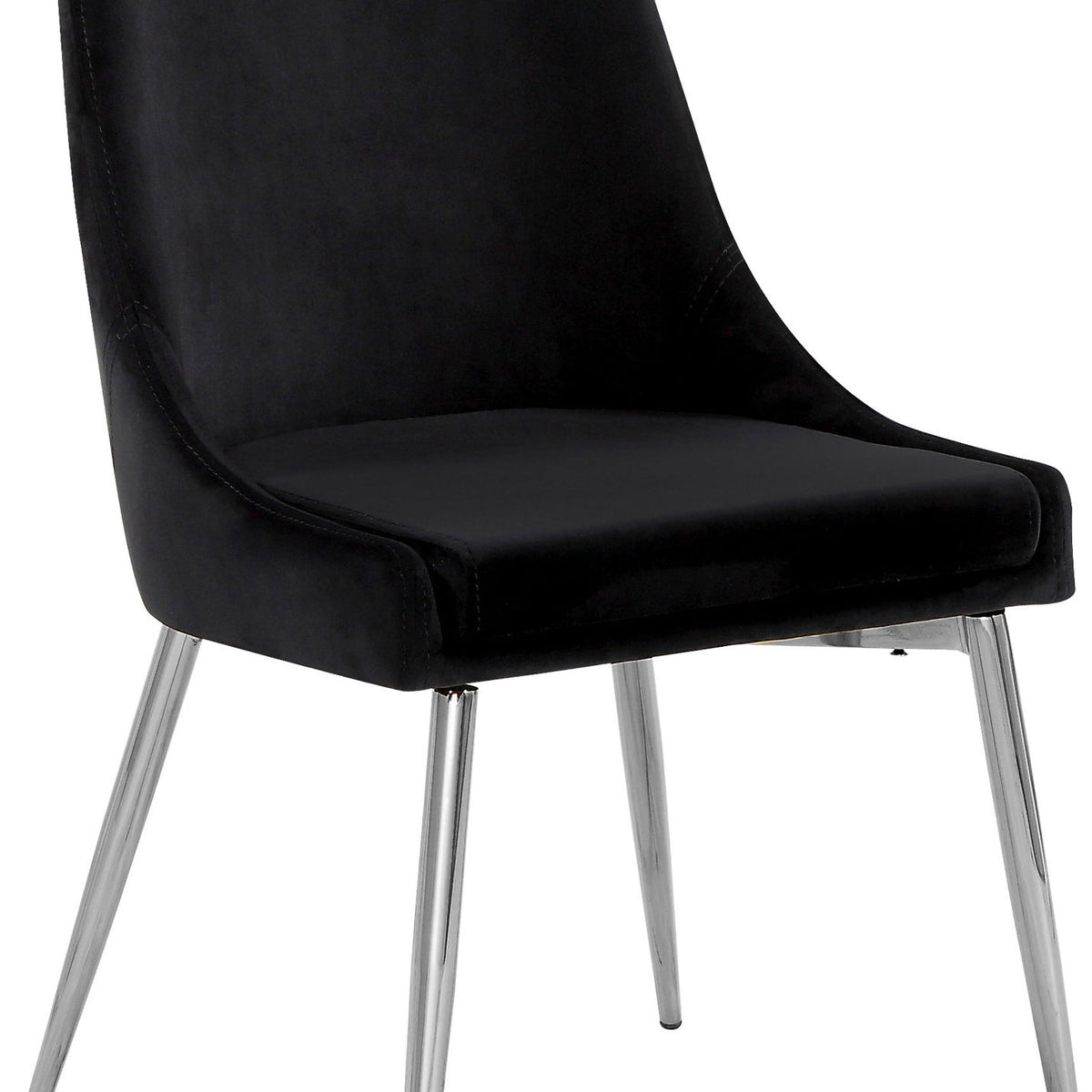 Karina - Dining Chair with Chrome Legs (Set of 2)