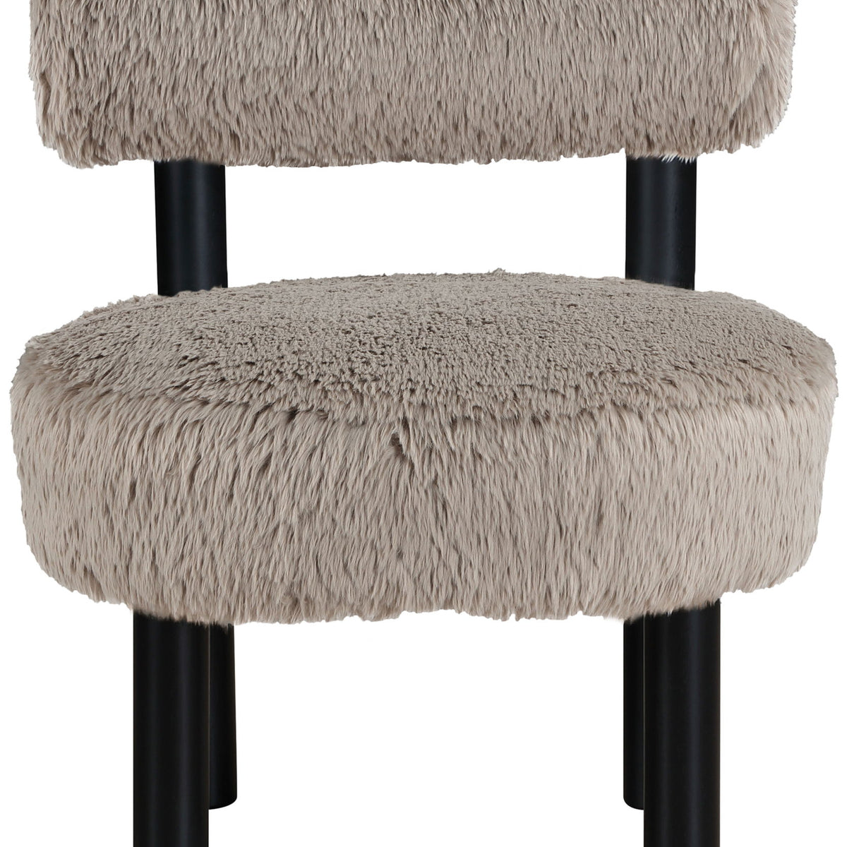 Ambre - Vegan Shearling Fabric Upholstered Accent Chair