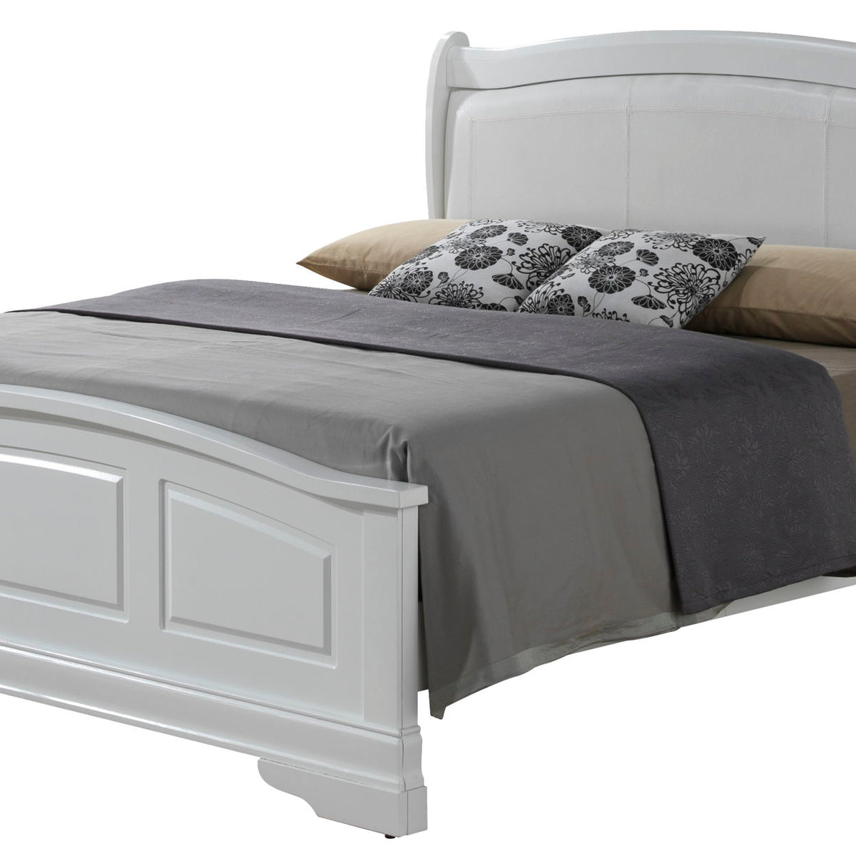 Panel Sleigh Bed Elegantly Crafted