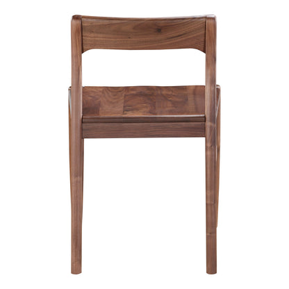 Owing - Dining Chair Chair (Set of 2) - Walnut Brown