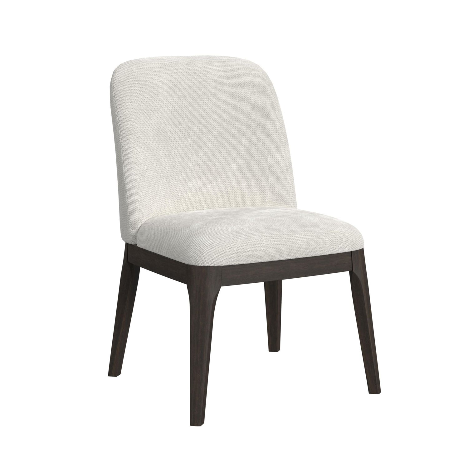 Sylvie - Dining Side Chair (Set of 2) - White / Dark Brown
