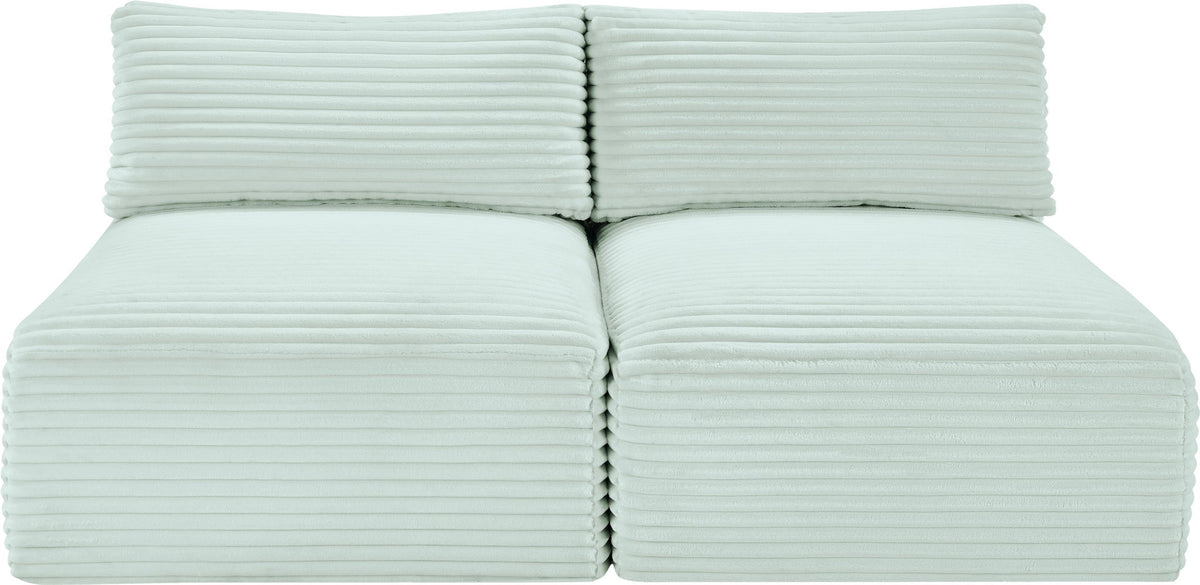 Shaggy - 2 Seat Modular Armless Sofa