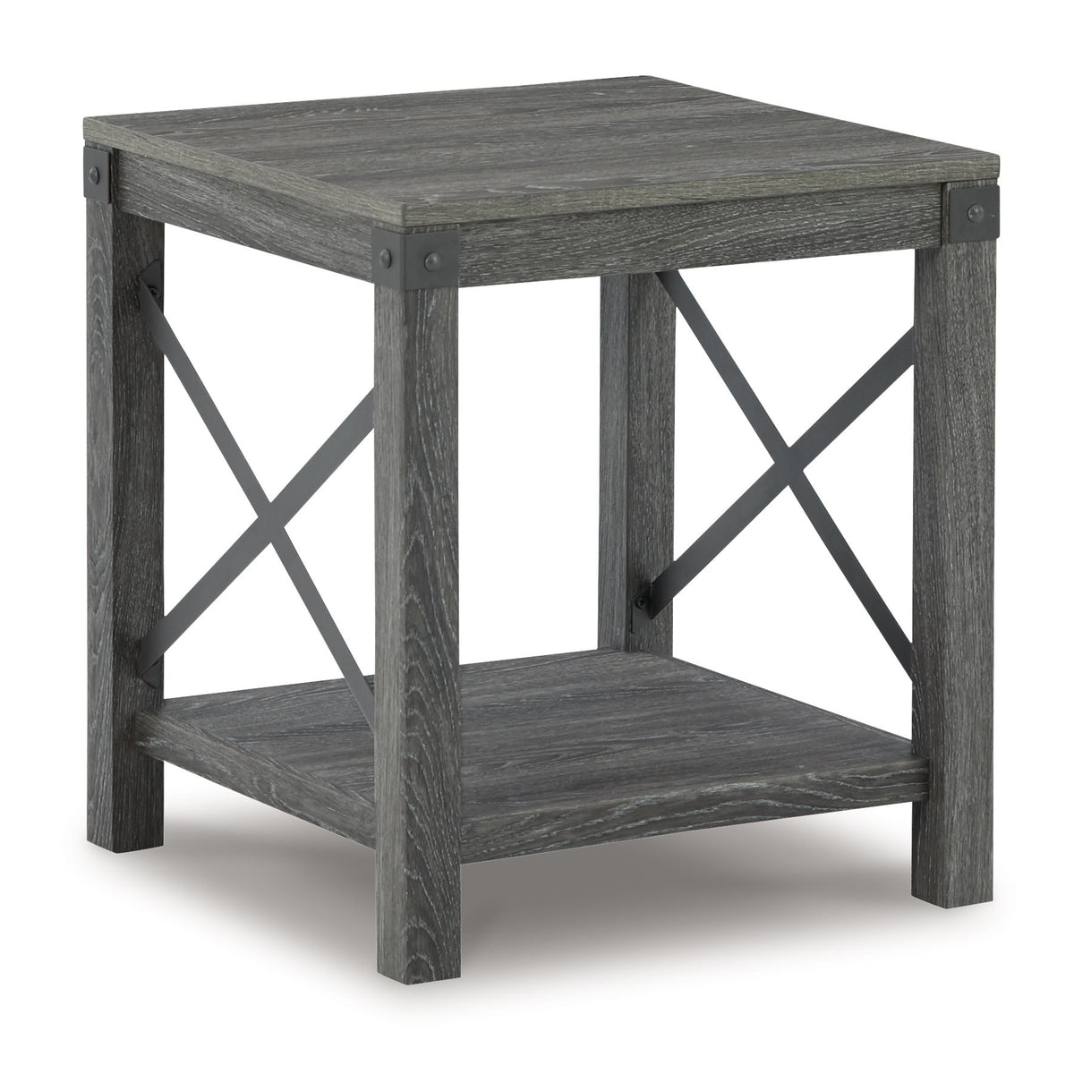 Freedan - 3 Pc. - Coffee Table, 2 End Tables - Grayish Brown