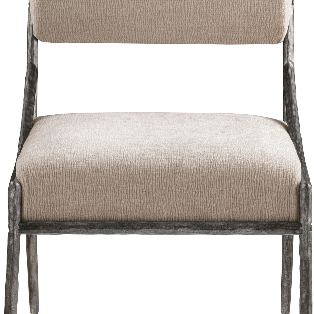 Bastille - Upholstered Dining Side Chair (Set of 2) - Silver Frame