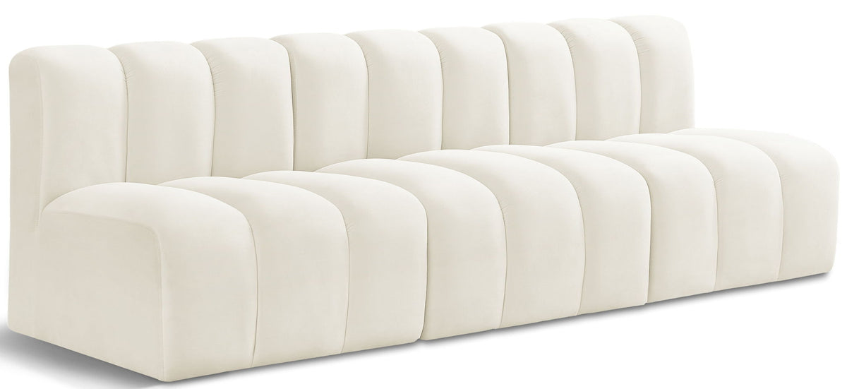 Arc - Velvet 3 Seats Modular Sofa
