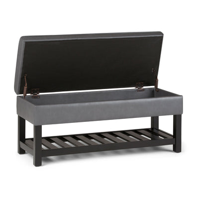 Cosmopolitan - Storage Ottoman Bench With Open Bottom