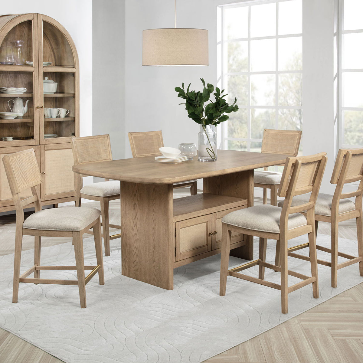 Kailani - Wood Counter Height Dining Set