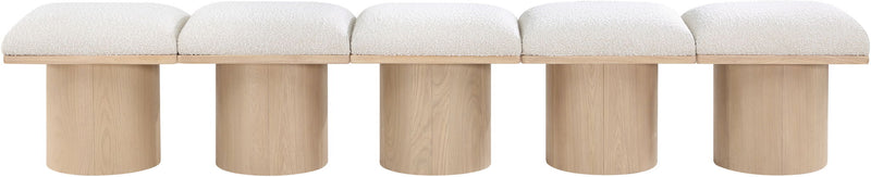 Pavilion - 5 Piece Modular Bench With Natural Base