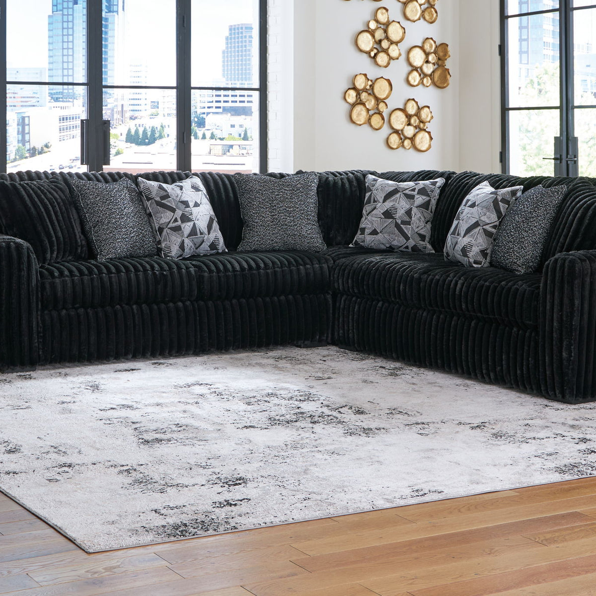 Midnight-Madness - 3 Piece Sectional