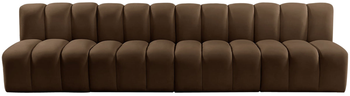 Arc - Velvet 4 Seats Modular Sofa