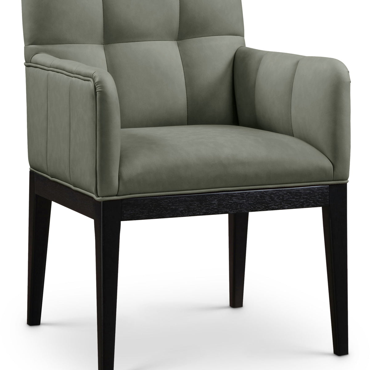 Adrian - Dining Arm Chair (Set of 2) - Black Legs