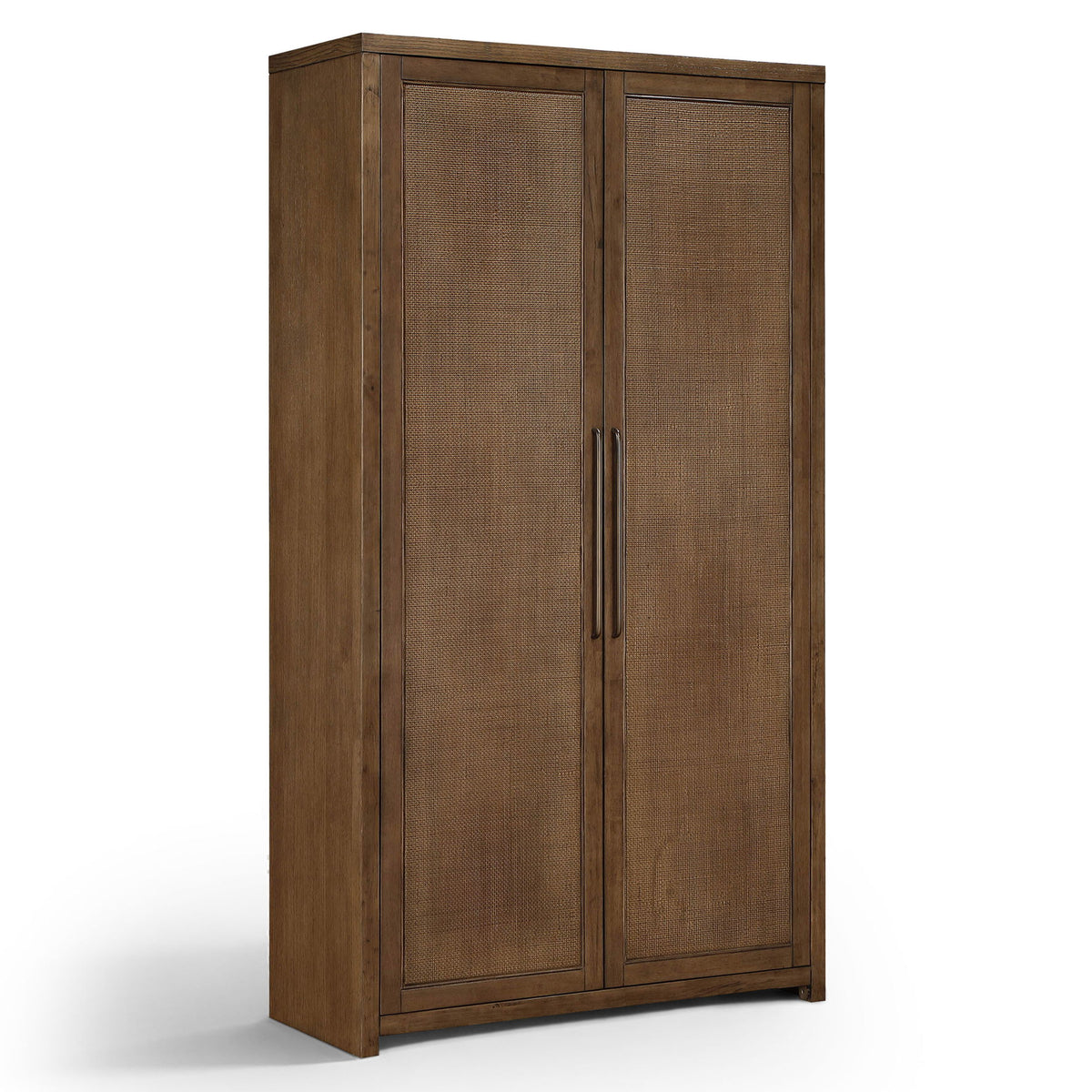 Vana - Solid Wood, Oak Veneer And Stainless Steel Storage Cabinet