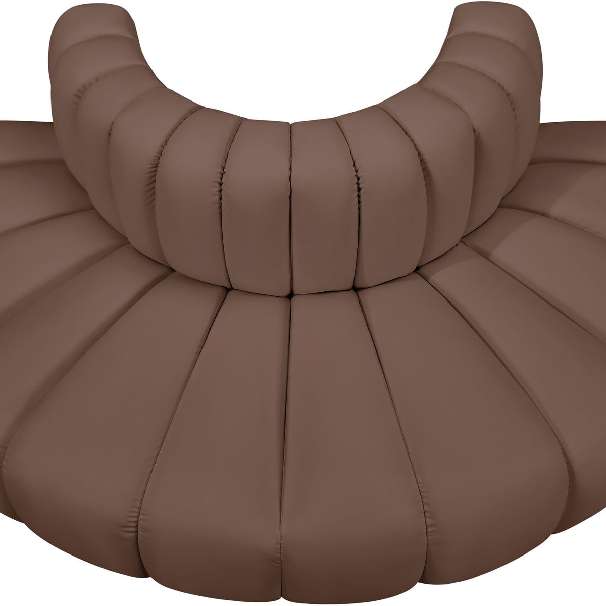Arc - Faux Leather 4 Piece Modular Sofa
