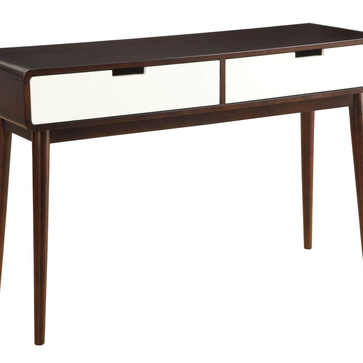 Christa - Sofa Table - White / Espresso