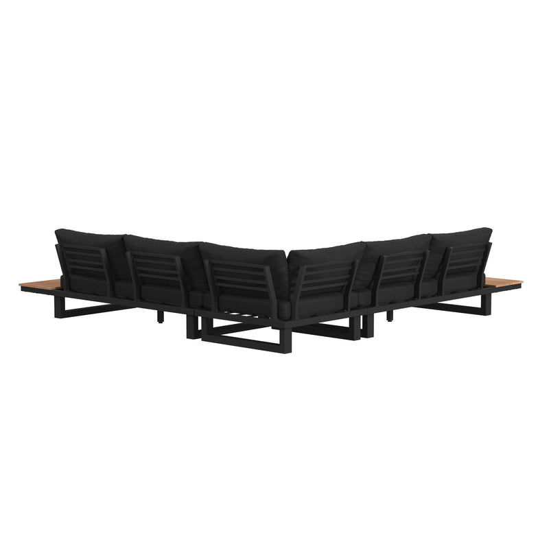 Cabana - Three Piece Outdoor Living Set - Black
