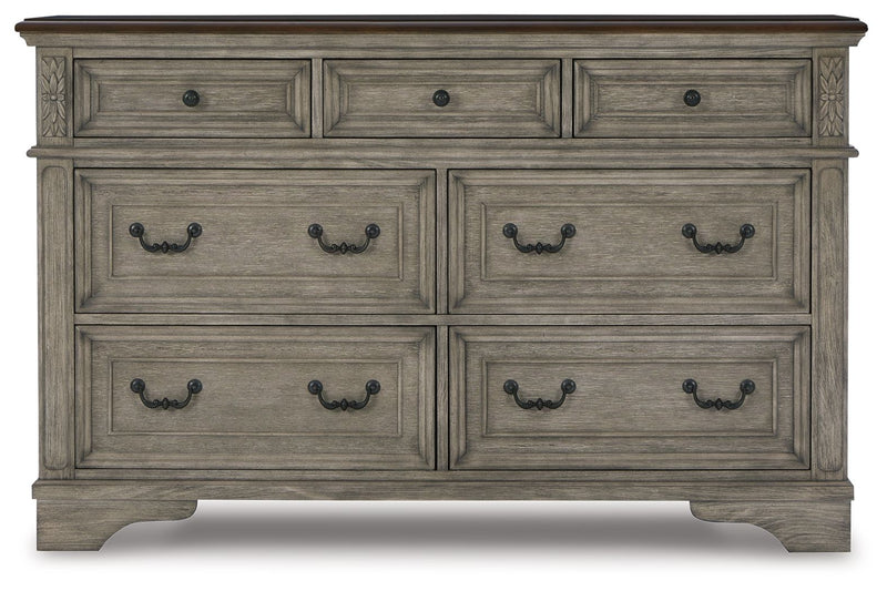 Lodenbay - Dresser - Antique Gray