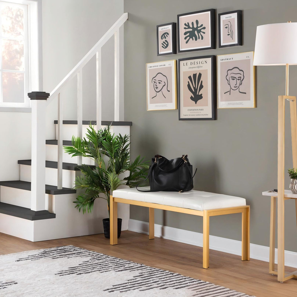 Cosmo - Shelf Contemporary / Glam Floor Lamp