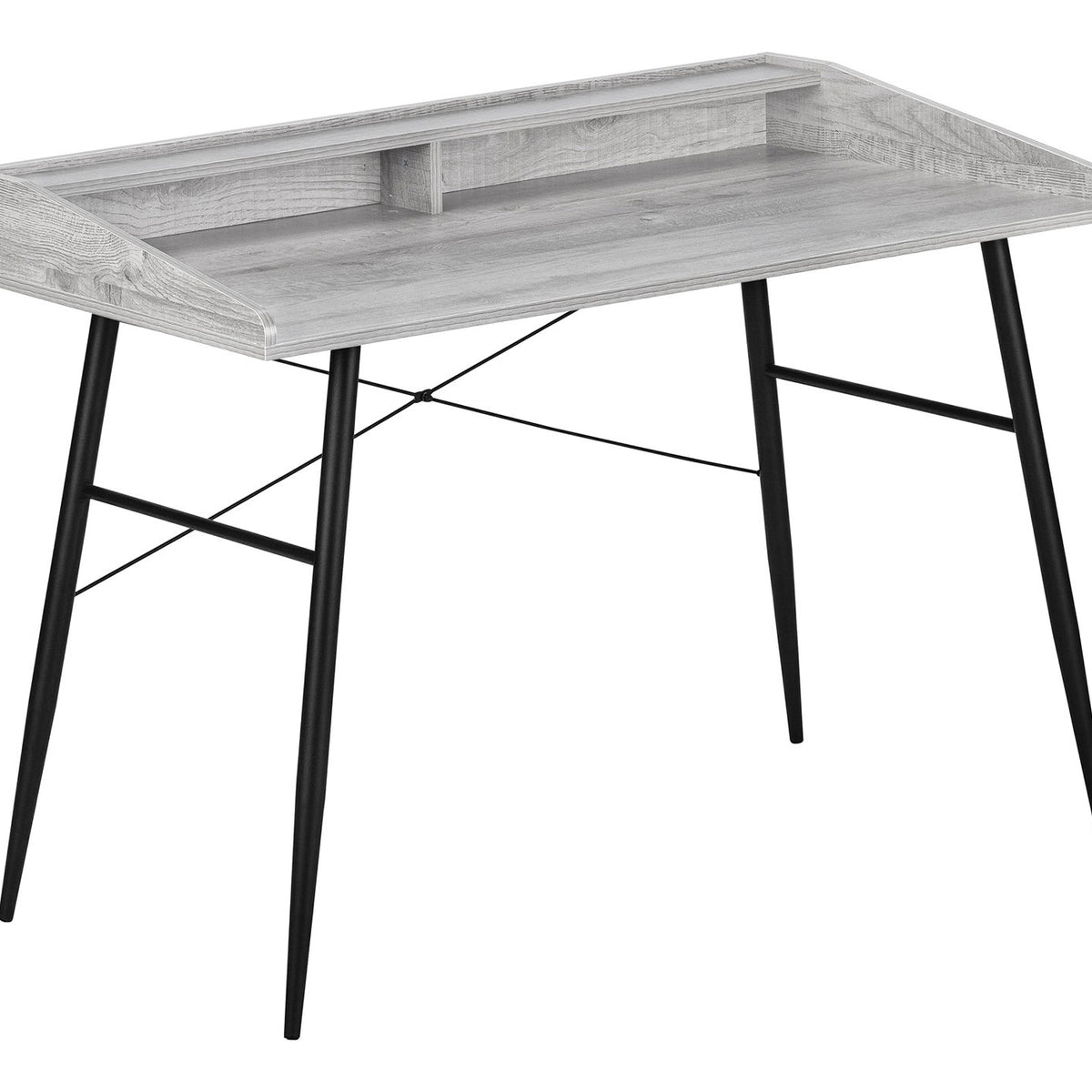 Computer Desk For Home Office, Sturdy Construction, Storage Shelves