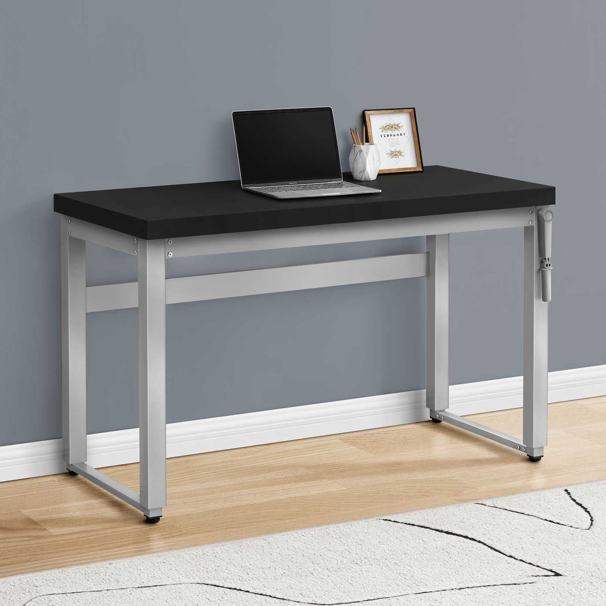 Computer Desk Home Office, Standing, Adjustable, Laptop