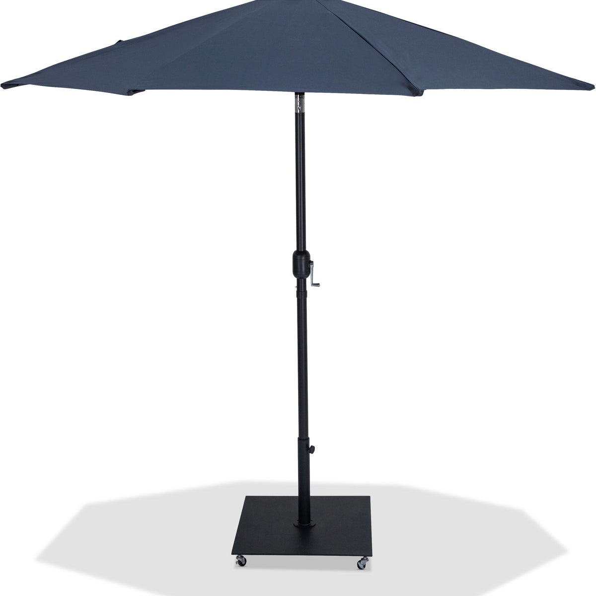 Fiji - Aluminum Patio Umbrella With Square Black Base