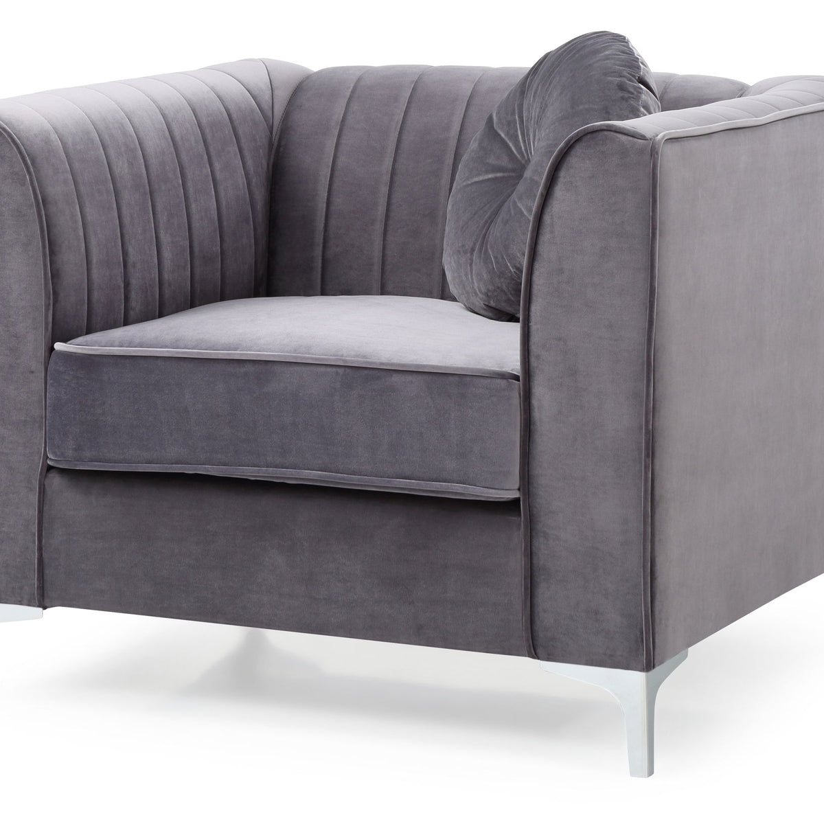 Contemporary Sloped Armchair