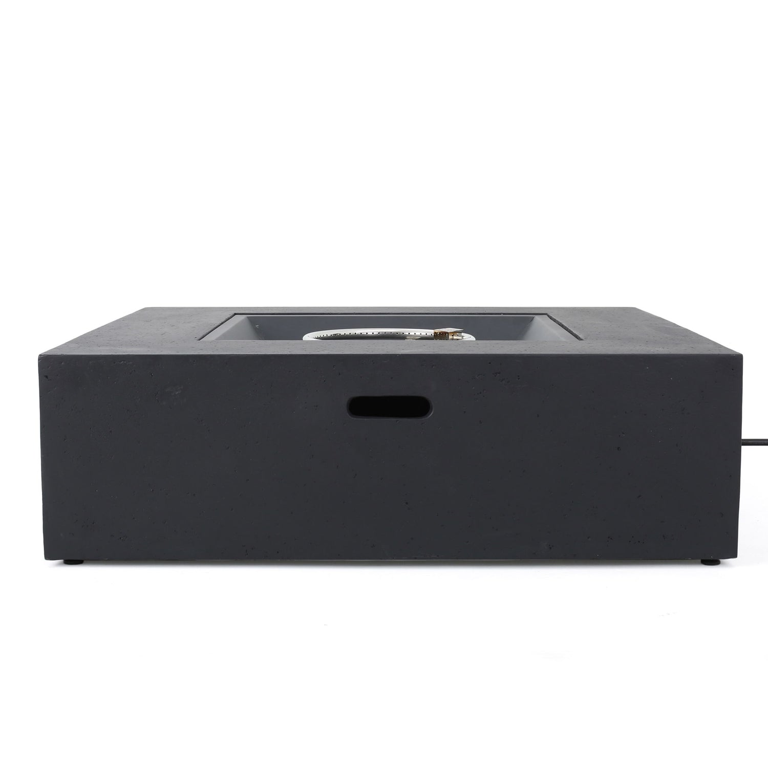Modern 50,000 Btu Square Fire Table With Propane Tank