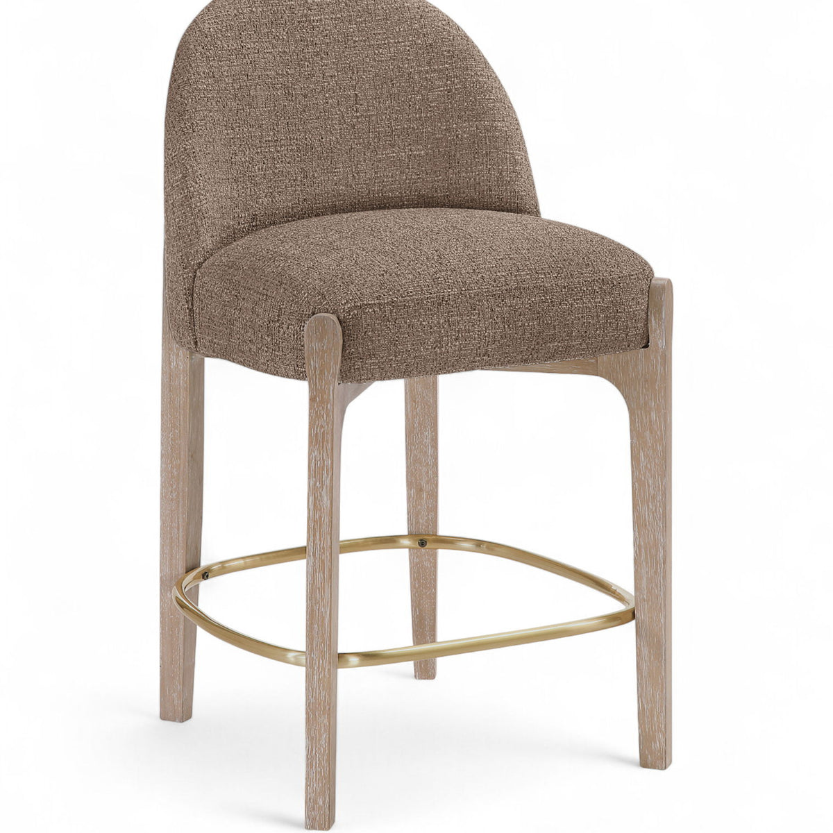 Torino - Counter Stool With Brushed Natural Base