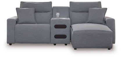 Modmax II - Reclining Sectional - Salt And Pepper