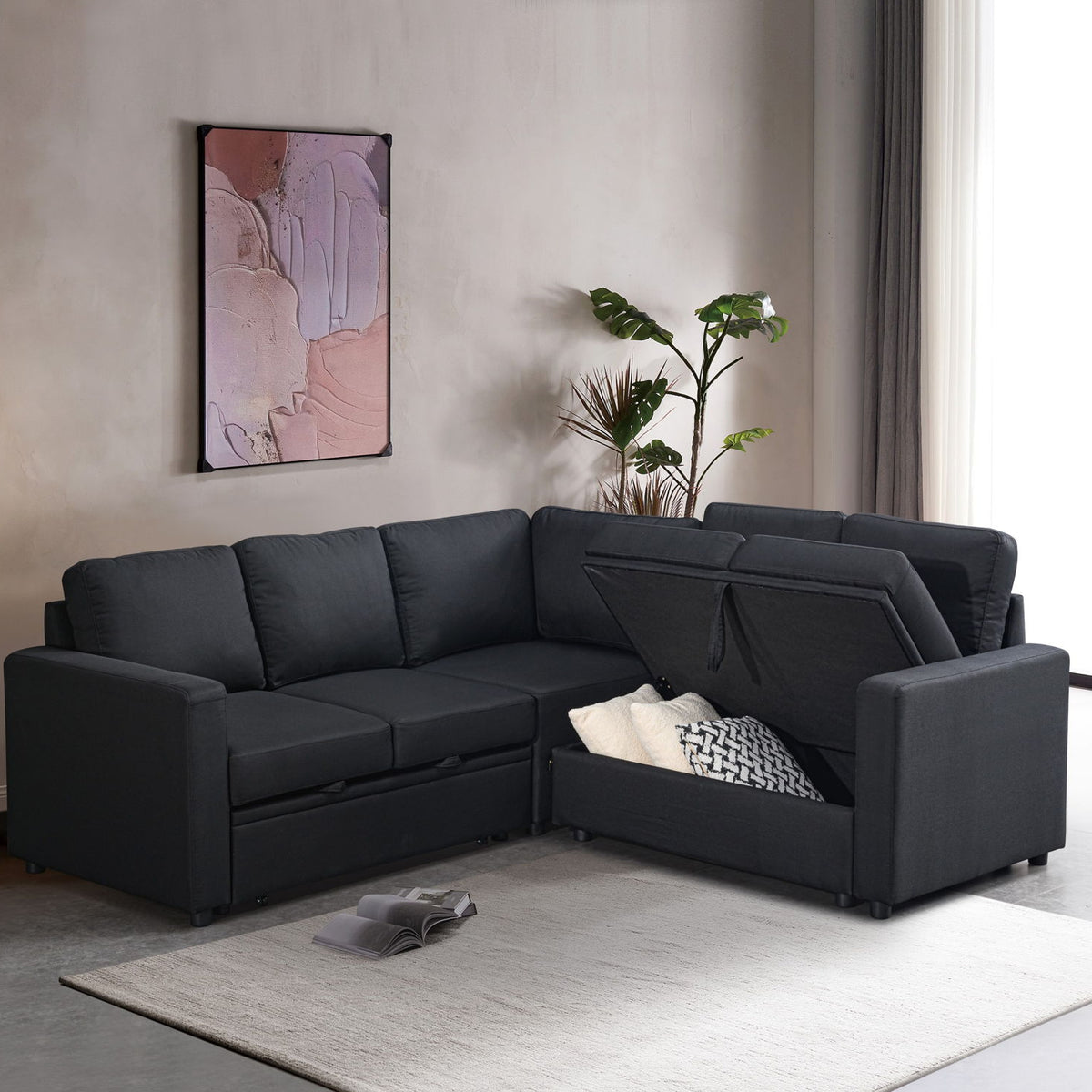 Comfort Design Sectional Sofa Bed