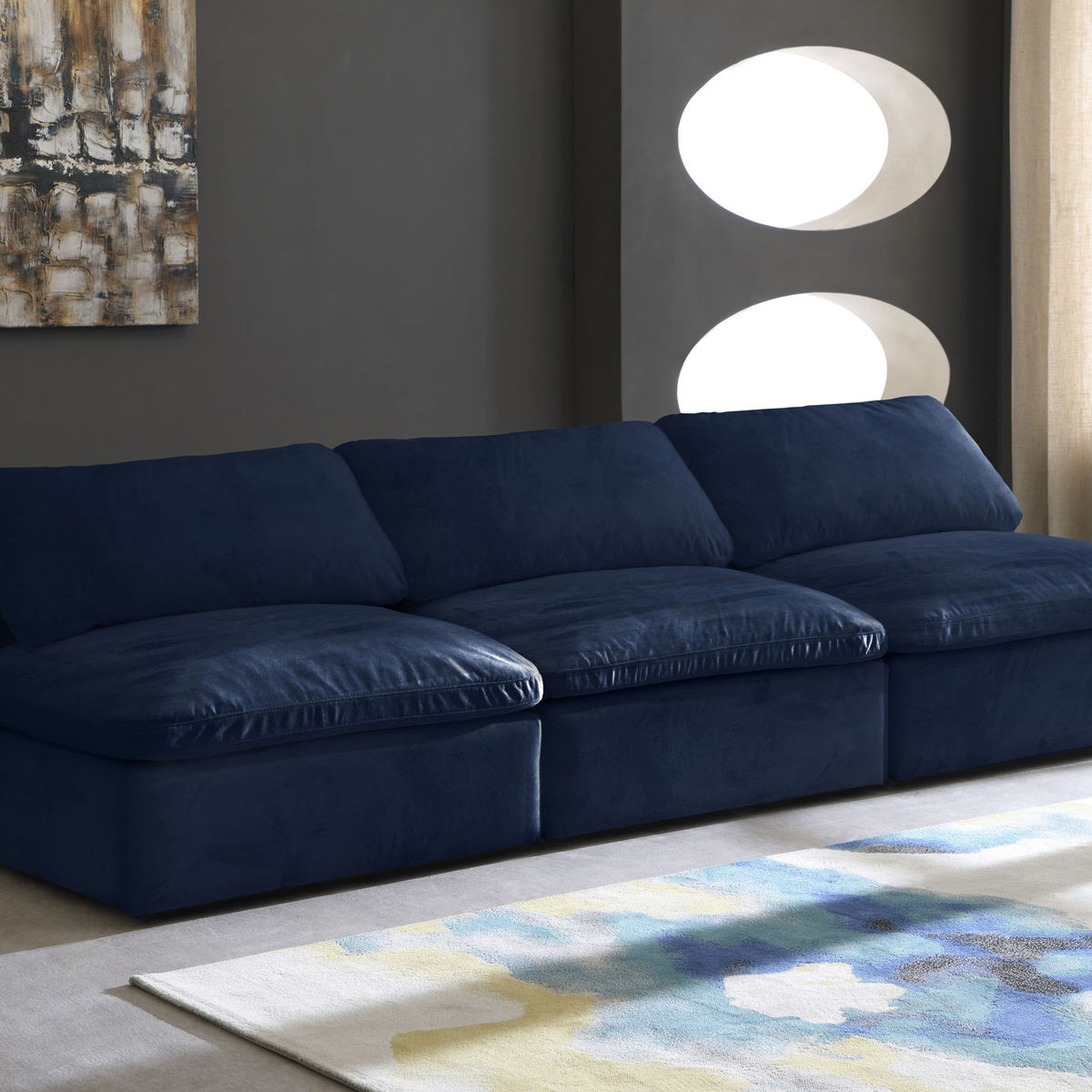 Cozy - Modular Armless 3 Seat Sofa