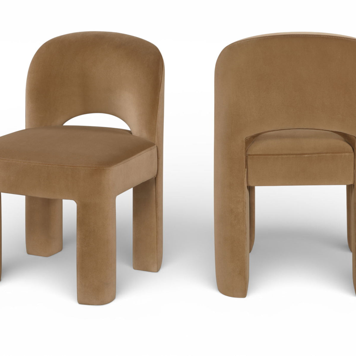 Celine - Velvet Performance Fabric Upholstered Dining Chair (Set of 2)