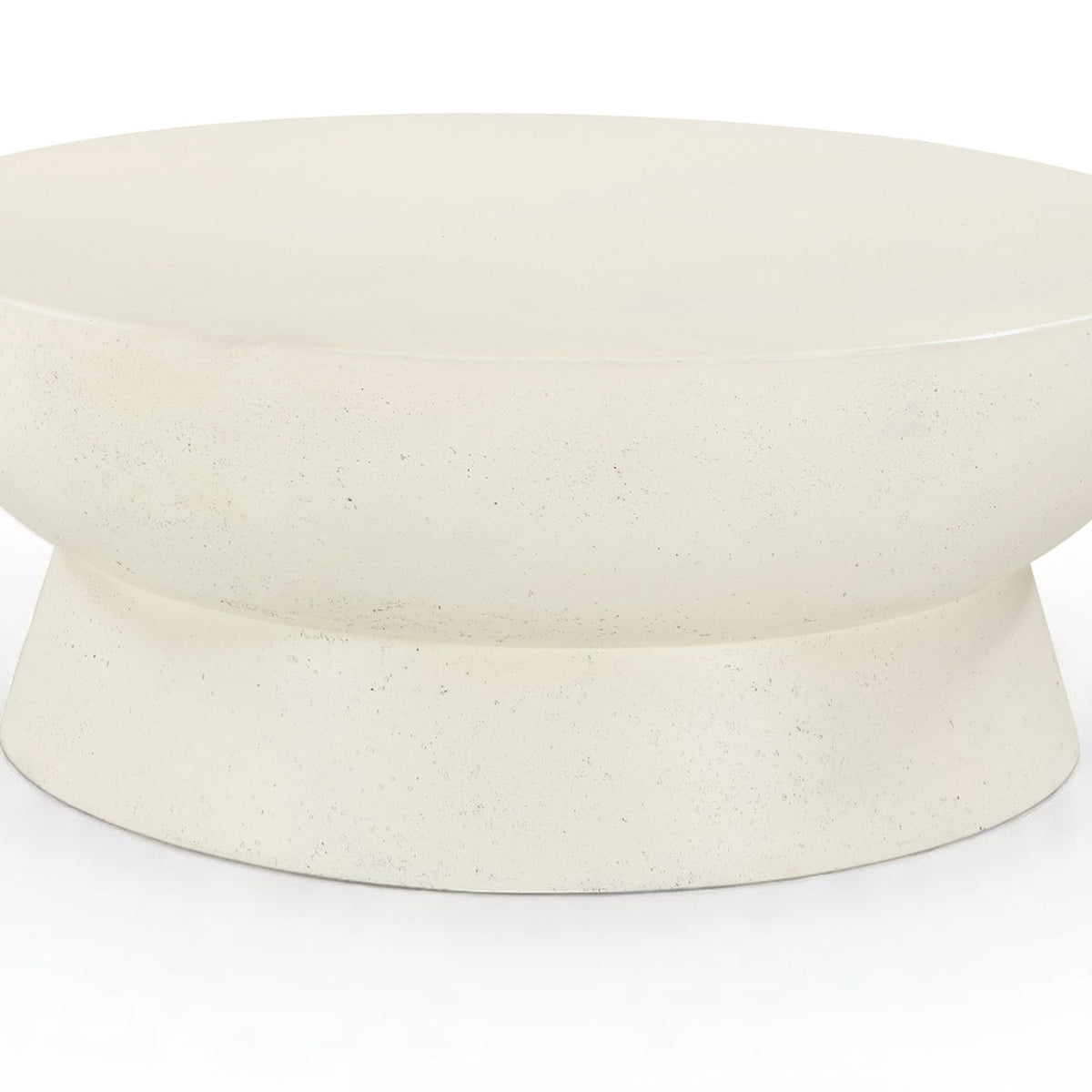 Avaya - Concrete And Fiberglass Indoor / Outdoor Coffee Table - Cream