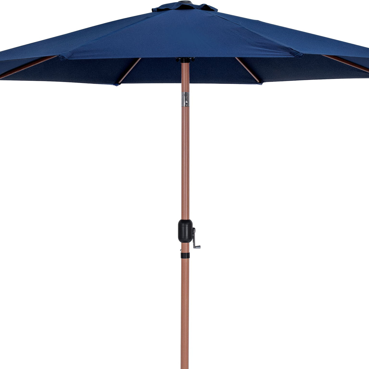 Fiji - Aluminum Patio Umbrella With Square Teak Base