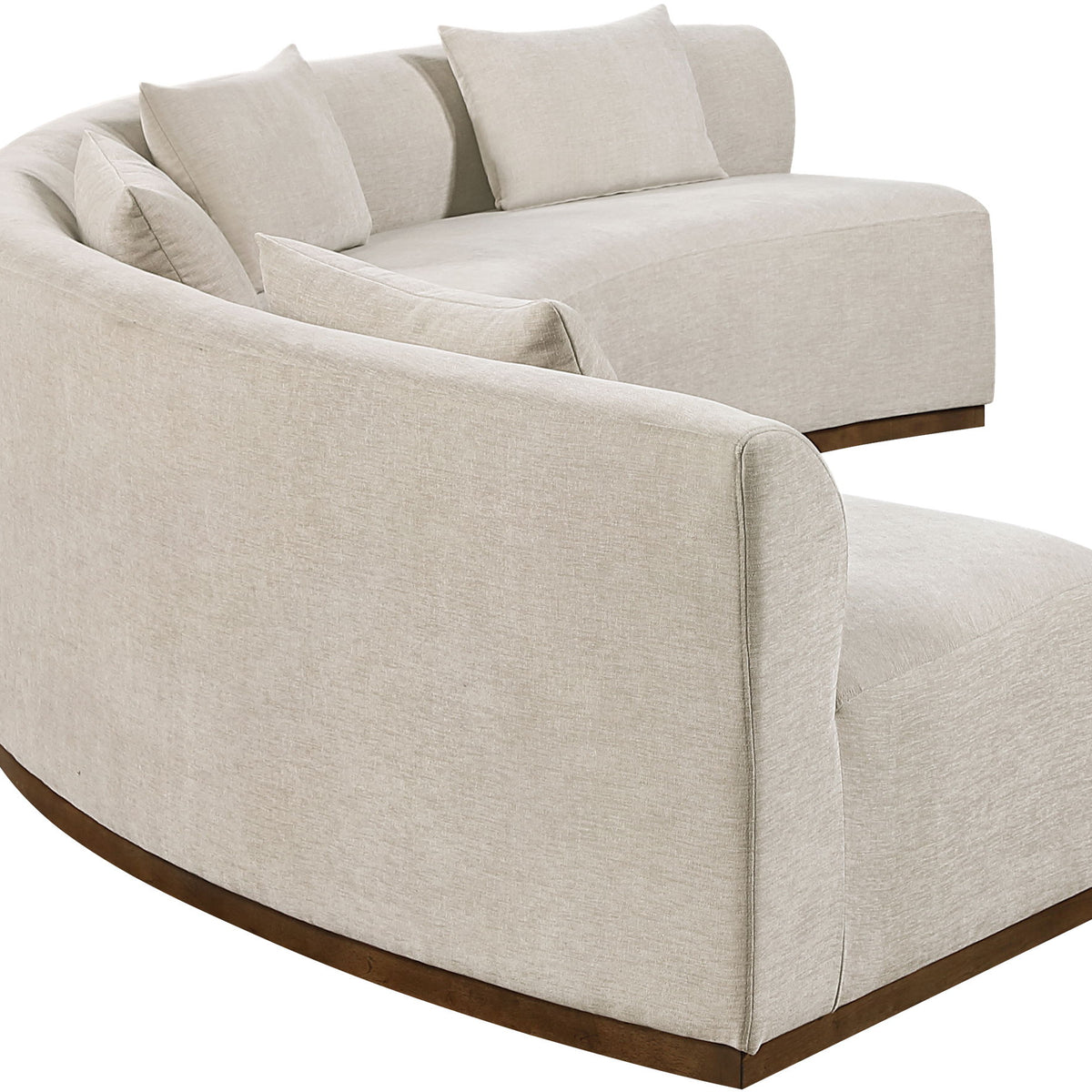 Avanti - 182.5" Chenille Fabric Upholstered 2 Piece Modular Sectional