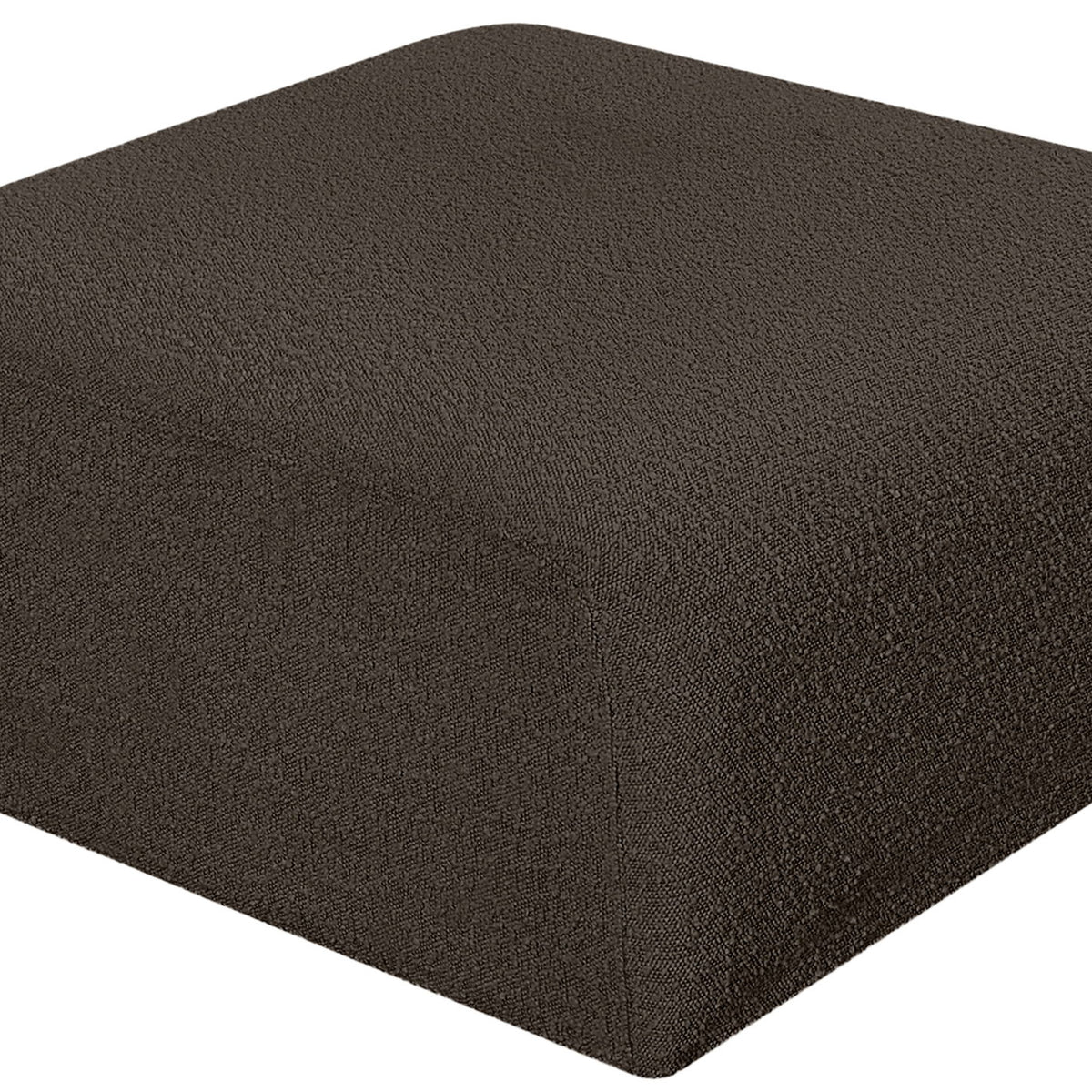 Arc - Boucle Fabric Ottoman