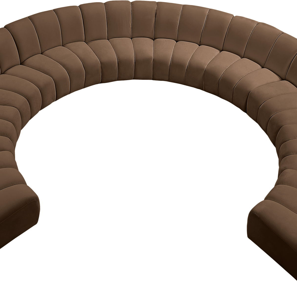 Infinity - 10 Piece Velvet Modular Sectional