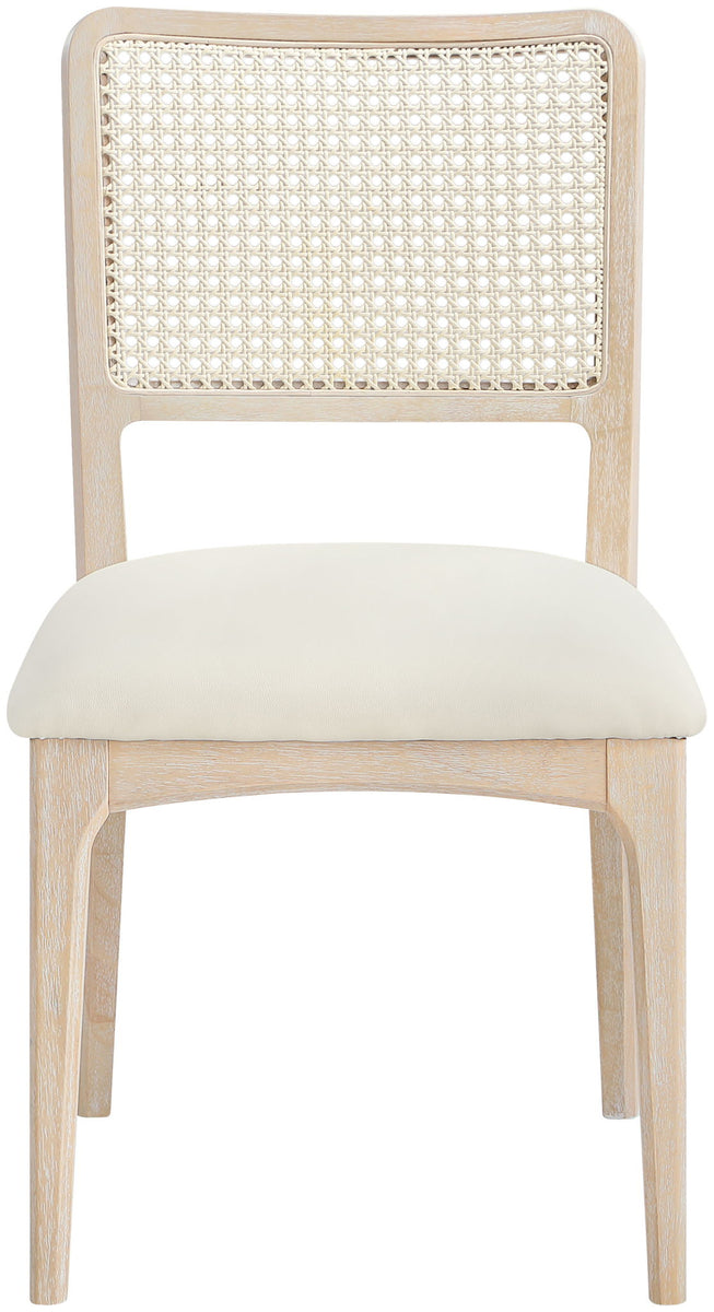 Atrium - Upholstered Seat Dining Chair With Brushed Natural Base (Set of 2)