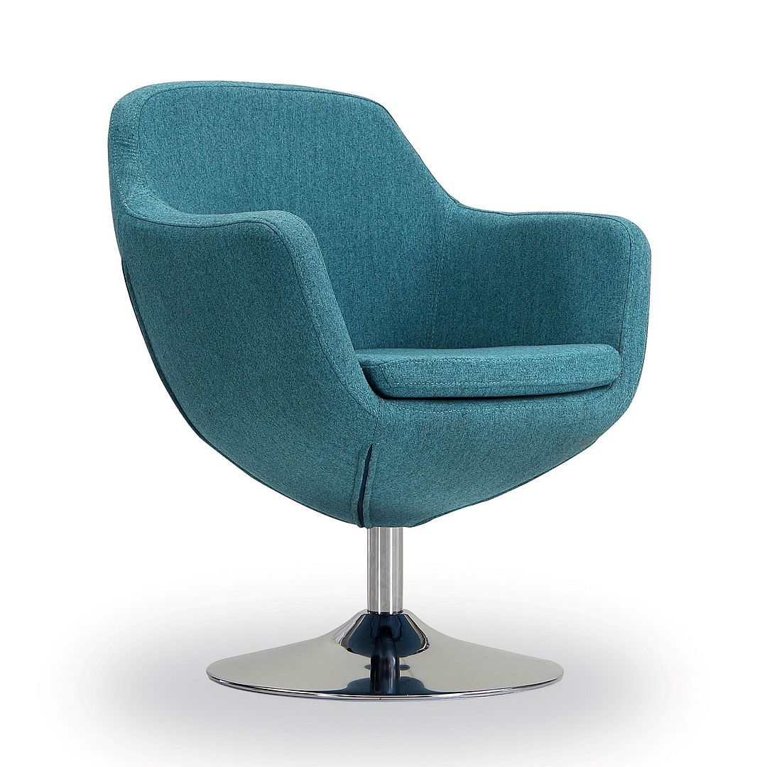 Manhattan Caisson - Swivel Lounge Chair