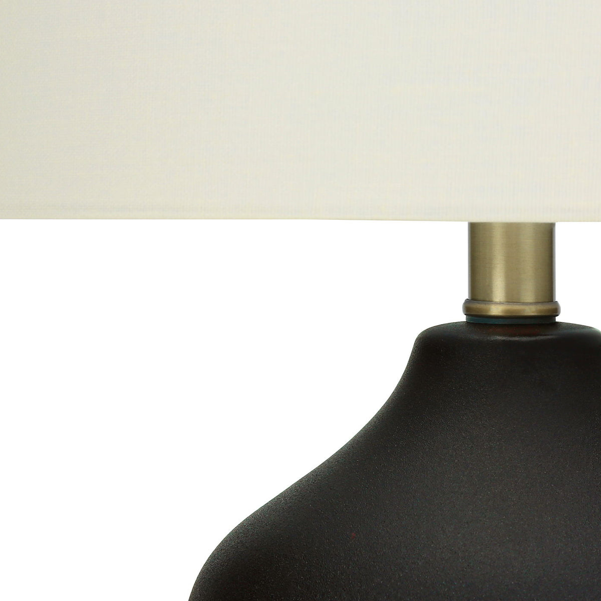 Lighting, Table Lamp, Ceramic, Transitional - Black / Cream