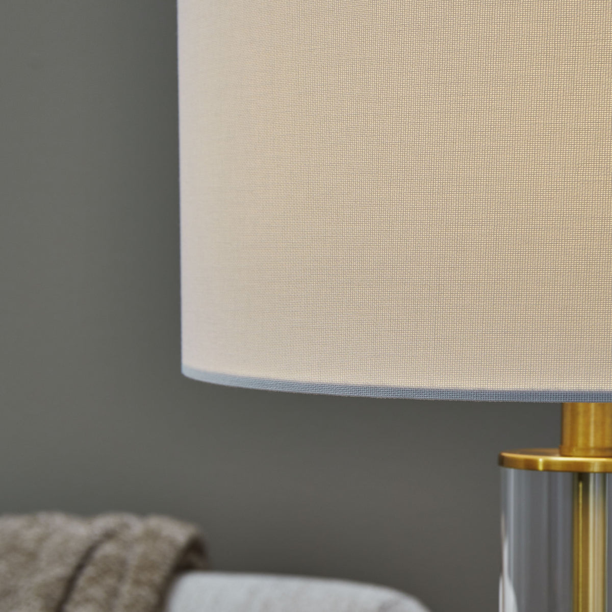 Orenman - Clear / Brass Finish - Glass Table Lamp (Set of 2)