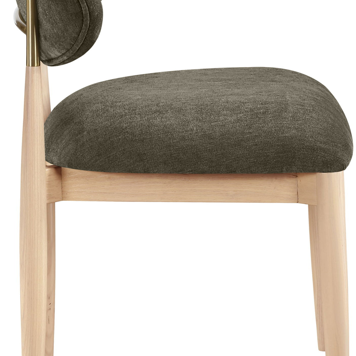 Riccio - Fabric Dining Side Chair (Set of 2) - Natural Frame