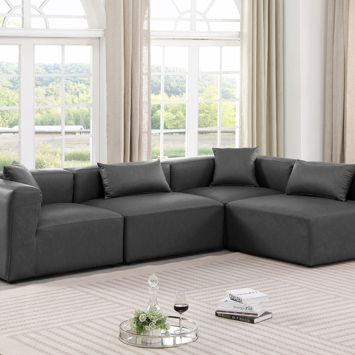 Cube - 4 Piece Modular Corner Sectional