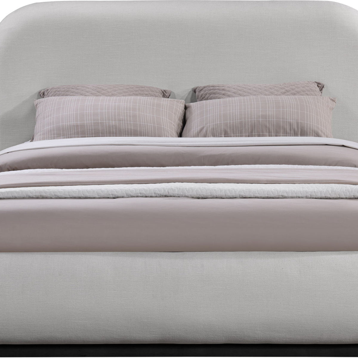 Vaughn - Chenille Bed With Black Base